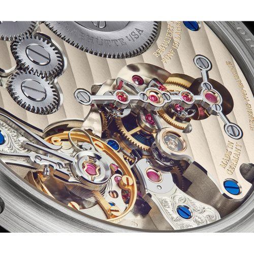 A. Lange & Söhne ALS_148_038_B05 Detail des Lange Manufakturkalibers L043.8, der Zeitwerk Date.