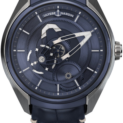 Die Freak X von Ulysse Nardin mit blauer DLC-Beschichtung wird auf der Watchtime Düsseldorf zu sehen sein. Die Freak X von Ulysse Nardin mit blauer DLC-Beschichtung wird auf der Watchtime Düsseldorf zu sehen sein.