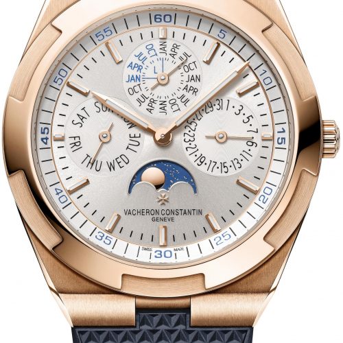 Vacheron-Constantin-Overseas-Ewiger-Kalender-Ultraflach-Kautschukarmband Der Overseas Ewiger Kalender Ultraflach von Vacheron Constantin mit Kautschukarmband.