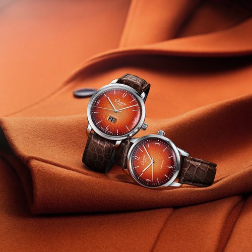 Die beiden Sixties von Glashütte Original in der neuen Jahrgangsfarbe. Die beiden Sixties von Glashütte Original in der neuen Jahrgangsfarbe.