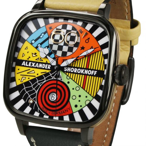 Die Kandy Avantgarde 2 von Alexander Shorokhoff hat einen Umfang von 41 mal 41 Millimetern. Die Kandy Avantgarde 2 von Alexander Shorokhoff hat einen Umfang von 41 mal 41 Millimetern.