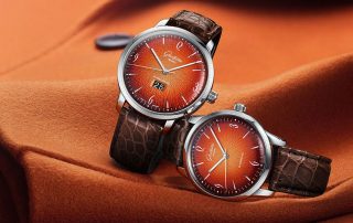 Die beiden Sixties von Glashütte Original in der neuen Jahrgangsfarbe.