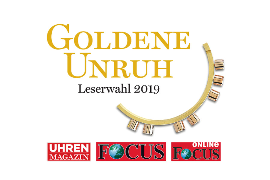Die Goldene Unruh 2019 ist eine Leserwahl von Uhren-Magazin, Focus und Focus-online