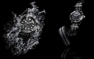 Die Diver 300M von Omega ist jetzt in einer Titan- und. einer Keramikversion erhältlich.