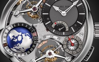 Das GMT Quadruple Tourbillon von Greubel Forsey.