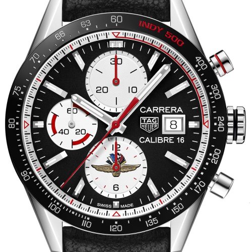 Die Special Edition Indy 500 Carrera Calibre 16 von TAG Heuer. Die Special Edition Indy 500 Carrera Calibre 16 von TAG Heuer.