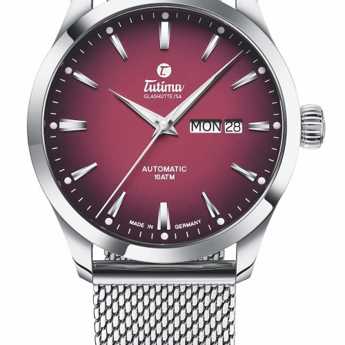 Die Sky besitzt eine Datums- und Wochentagsanzeige sowie ein Milanaisearmband. Die Sky besitzt eine Datums- und Wochentagsanzeige sowie ein Milanaisearmband.