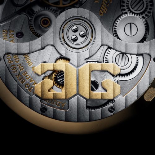 Das gespiegelte »G« ziert den Rotor des Kaliber 36-13 von Glashütte Original. Das gespiegelte »G« ziert den Rotor des Kaliber 36-13 von Glashütte Original.