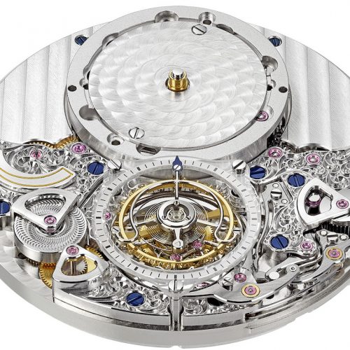 Das Kaliber 58-05 von Glashütte Original besitzt ein fliegend gelagertes Tourbillon. Das Kaliber 58-05 von Glashütte Original besitzt ein fliegend gelagertes Tourbillon.