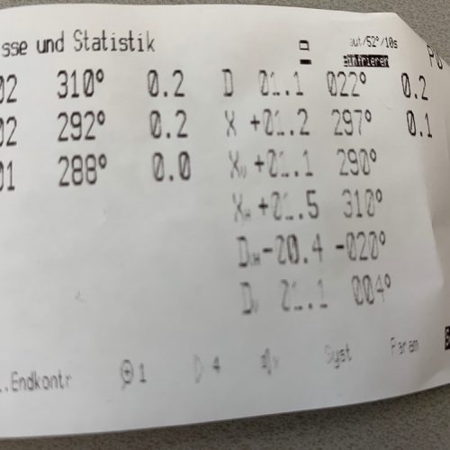 Der Gangschein der Triton Subphotique nach Vollaufzug. Die Ergebnisse in drei Lagen und die Amplitude lassen nichts zu wünschen übrig. Der Gangschein der Triton Subphotique nach Vollaufzug. Die Ergebnisse in drei Lagen und die Amplitude lassen nichts zu wünschen übrig.