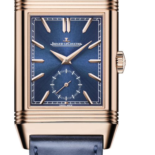 Die Reverso Tribute Duoface von Jaeger-LeCoultre in Rotgold mit Fagliano-Lederband ist Boutiquen vorbehalten. Die Reverso Tribute Duoface von Jaeger-LeCoultre in Rotgold mit Fagliano-Lederband ist Boutiquen vorbehalten.