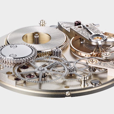 Das Manufakturkaliber 102.0 von Moritz Grossmann wird aufwändig von Hand finissiert. Das Manufakturkaliber 102.0 von Moritz Grossmann wird aufwändig von Hand finissiert.