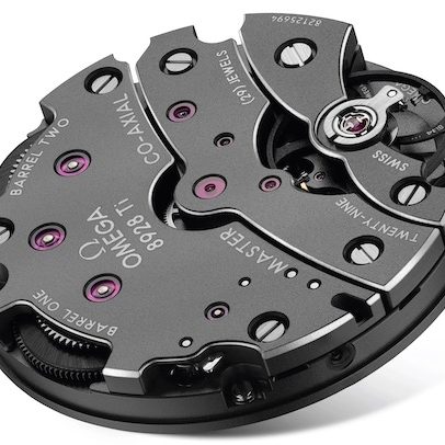 Das Handaufzugkaliber Omega 8928 ist aus keramikbeschichtetem Titan. Das Handaufzugkaliber Omega 8928 ist aus keramikbeschichtetem Titan.Das Handaufzugkaliber Omega 8928 ist aus keramikbezogenem Titan.