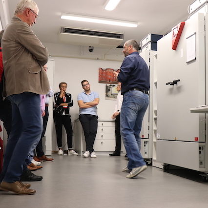 Das Prüflabor der Chronometerstelle. Das Prüflabor der Chronometerstelle.