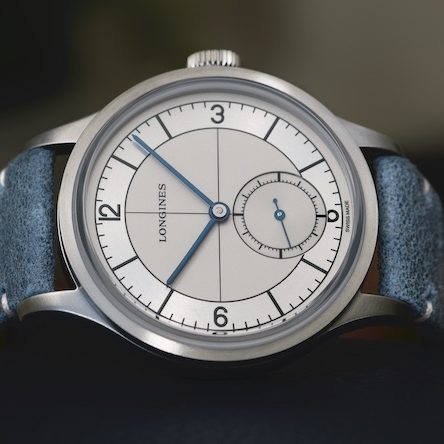 Das Sektorzifferblatt der Longines Classic Heritage. Das Sektorzifferblatt der Longines Classic Heritage.