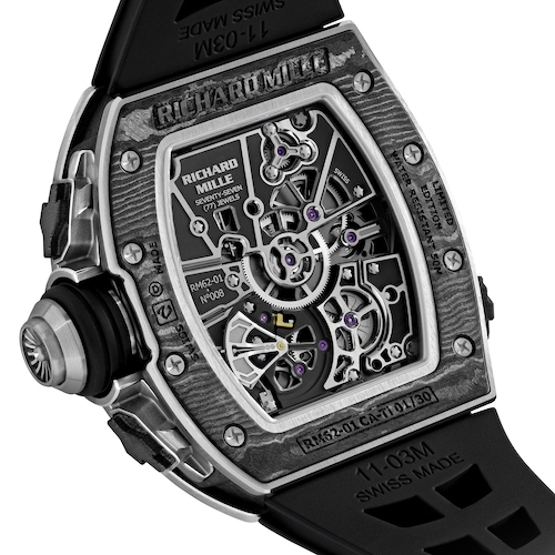 Richard Mille RM 62 01 Tourbillon Vibrating Alarm ACJ Zehn vor Zwei