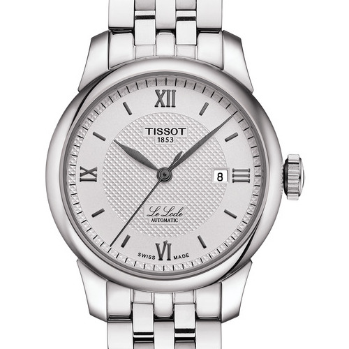 Die Tissot Le Locle Lady in Edelstahl mit Edelstahlband. <em>495 Euro</em> Die Tissot Le Locle Lady in Edelstahl mit Edelstahlband. 495 Euro