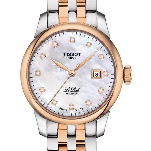 Die Tissot Le Locle Lady in gelbgoldener PVD-Beschichtung und zwölf Diamantindizes. <em>750 Euro</em> Die Tissot Le Locle Lady in gelbgoldener PVD-Beschichtung und zwölf Diamantindizes. 750 Euro