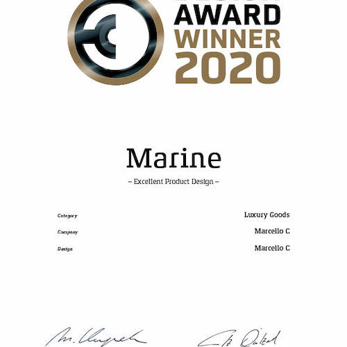 Die Gewinner-Urkunde in der Kategorie »Excellent Product Design«. Die Gewinner-Urkunde in der Kategorie »Excellent Product Design«.