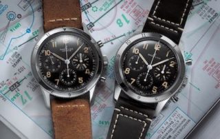 Breitling AVI Re-Edition 765 1953 Original im Vergleich