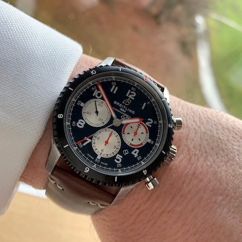 Die Breitling Aviator setzt der legendären Mosquito ein Denkmal. Die Breitling Aviator setzt der legendären Mosquito ein Denkmal.