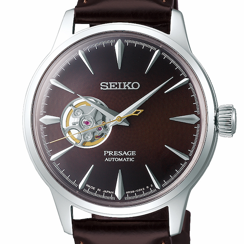 Die Seiko Presage Stinger mit 40,5 Millimeter Durchmesser kostet 469 Euro. Die Seiko Presage Stinger mit 40,5 Millimeter Durchmesser kostet 469 Euro.