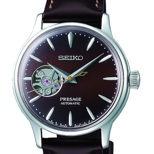 Die Seiko Presage Stinger mit 33,8 Millimeter Durchmesser kostet 449 Euro. Die Seiko Presage Stinger mit 33,8 Millimeter Durchmesser kostet 449 Euro.