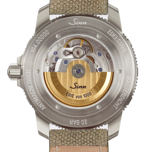 Die Sinn 104StSaABE ist limitiert auf 1.000 Exemplare. Die Sinn 104StSaABE ist limitiert auf 1.000 Exemplare.