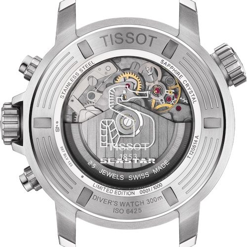 Das Chronographenwerk der Seastar 1000 Professional ist mit 28.800 Halbschwingungen je Stunde getaktet. Das Chronographenwerk der Seastar 1000 Professional ist mit 28.800 Halbschwingungen je Stunde getaktet.