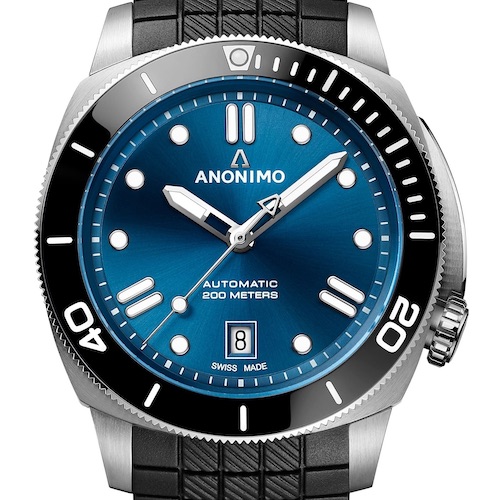 Anonimo Nautilo 42 mm Sonderedition Nendaz Freeride Zehn vor Zwei