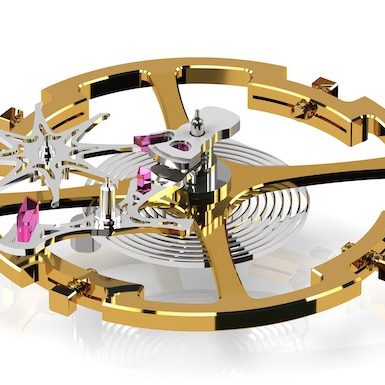 Die Doppelimpuls-Hemmung des Kalibers 9SA5. Die Doppelimpuls-Hemmung des Kalibers 9SA5.