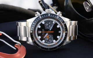 Der Chronograph 7033 von Tudor mit Drehlünette.