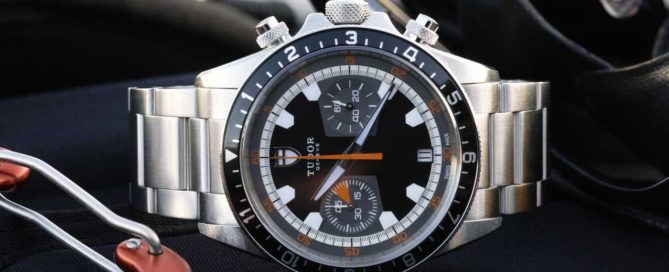 Der Chronograph 7033 von Tudor mit Drehlünette.