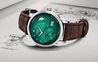 Glashuette Original Panomatic Lunar Tannengrün