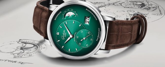 Glashuette Original Panomatic Lunar Tannengrün