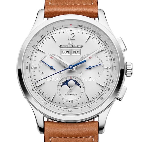 Der Master Control Chronograph Calendar misst 40 Millimeter im Durchmesser. Der Master Control Chronograph Calendar misst 40 Millimeter im Durchmesser.