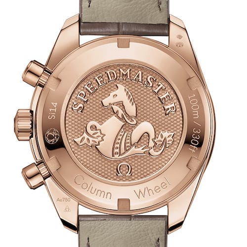 Den Seepferdchenmotiv Gehäuseboden ziert das bekannte Seepferdchenmotiv. Den Seepferdchenmotiv Gehäuseboden ziert das bekannte Seepferdchenmotiv.