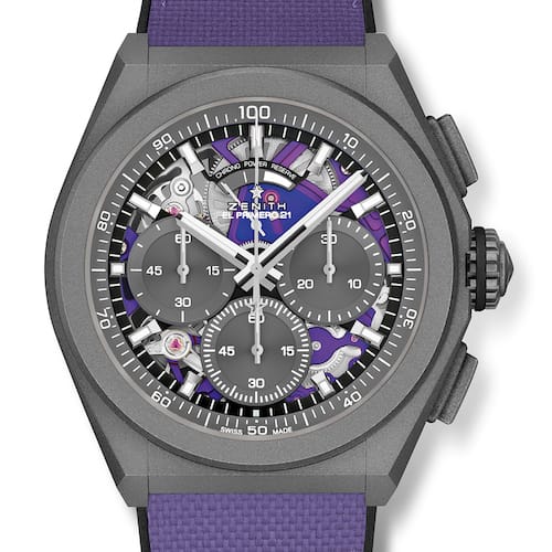 Der hoch getaktete Chronograph ist ein vom Timelab zertifiziertes Chronometer. Der hoch getaktete Chronograph ist ein vom Timelab zertifiziertes Chronometer.