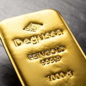 Das Feingold eines Goldbarren besitzt einen Goldanteil von 999,9 Gramm je Kilogramm.