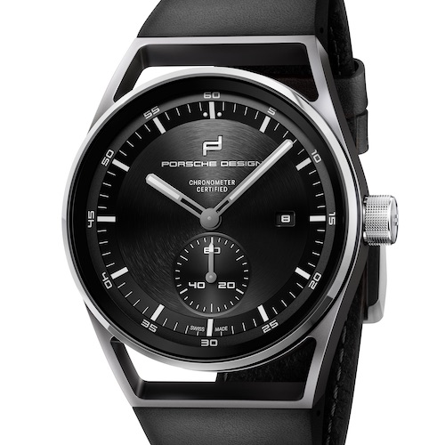 Porsche-Design-Chronometer-Schwarz-Front