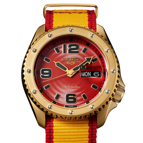 Seiko-5-Sports-Street-Fighter-Zangief-SRPF24-Front Seiko 5 Sports Street Fighter V Zabngief