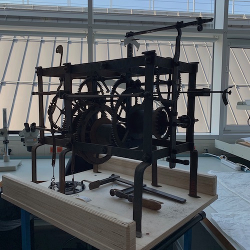 Mathematisch-physikalischer-Salon-Restaurierung-Kirchturmuhr Restaurierung Turmuhr