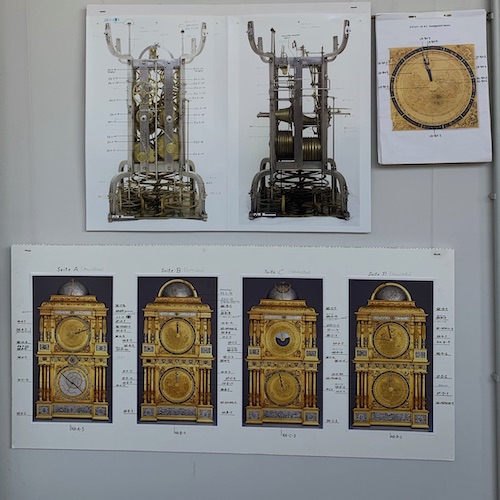 Mathematisch-physikalischer-Salon-Restaurierung-Planetenuhr Planetenlaufuhr