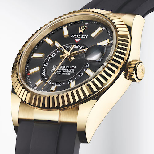 Rolex-Perpetual-Sky-Dweller-Kronenseite Rolex Oyster Perpetual Sky-Dweller