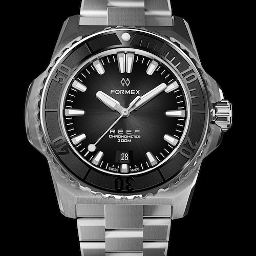 Formex-Reef-2200.1.6322.100 Formex Reef Schwarz mit Stahlband