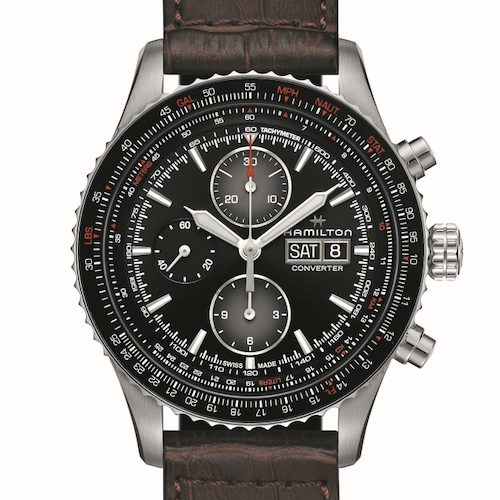 Hamilton-Khaki-Aviation-Converter-Auto-Chrono-braunes-Kalbsleder-H76726530 Hamilton-Khaki Aviation Converter-Auto Chrono braunes Kalbsleder