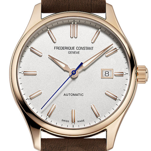 Die Index Automatic von Frédérique Constant in der rosévergoldeten Variante. Die Index Automatic von Frédérique Constant in der rosévergoldeten Variante.