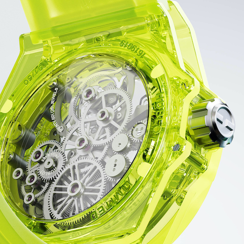 Hublot Big Bang Tourbillon Neon Yellow Saxem Hublot Big Bang Tourbillon Neon Yellow Saxem