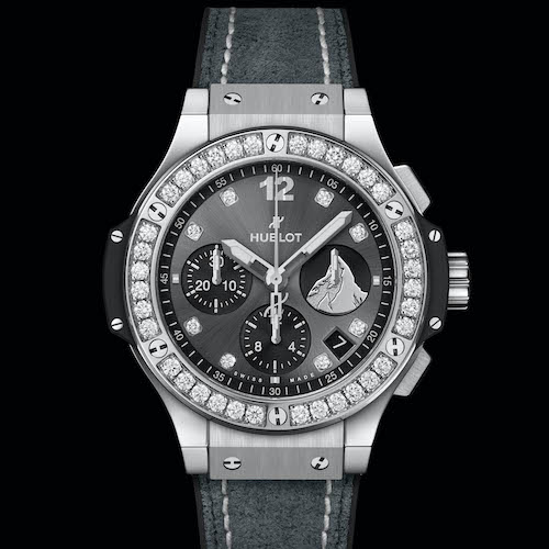 Hublot Big Bang Zermatt Steel Diamonds graues Band Hublot Big Bang Zermatt Steel Diamonds graues Band