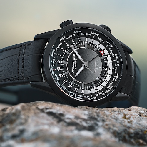 Raymond Weil Freelancer GMT Worldtimer 2765 Schwarz DLC Raymond Weil Freelancer GMT Worldtimer 2765 Schwarz DLC